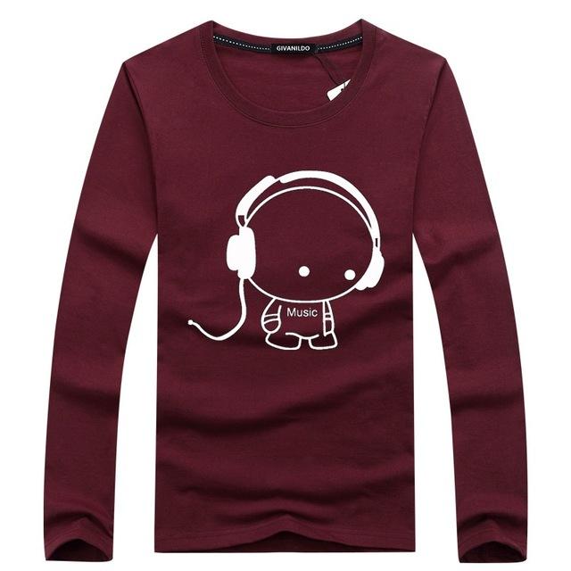 Music Rock Headset Long Sleeve T-Shirt