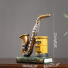 Saxophone Figurine Pen Holder