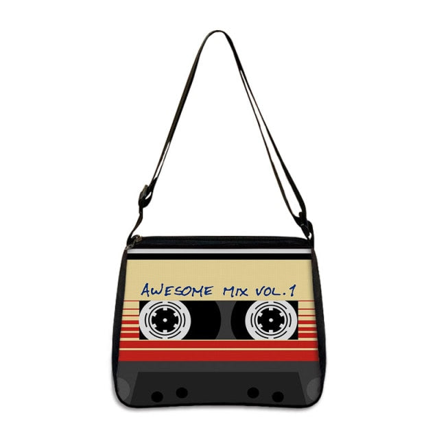 Music Notes Print Handbag