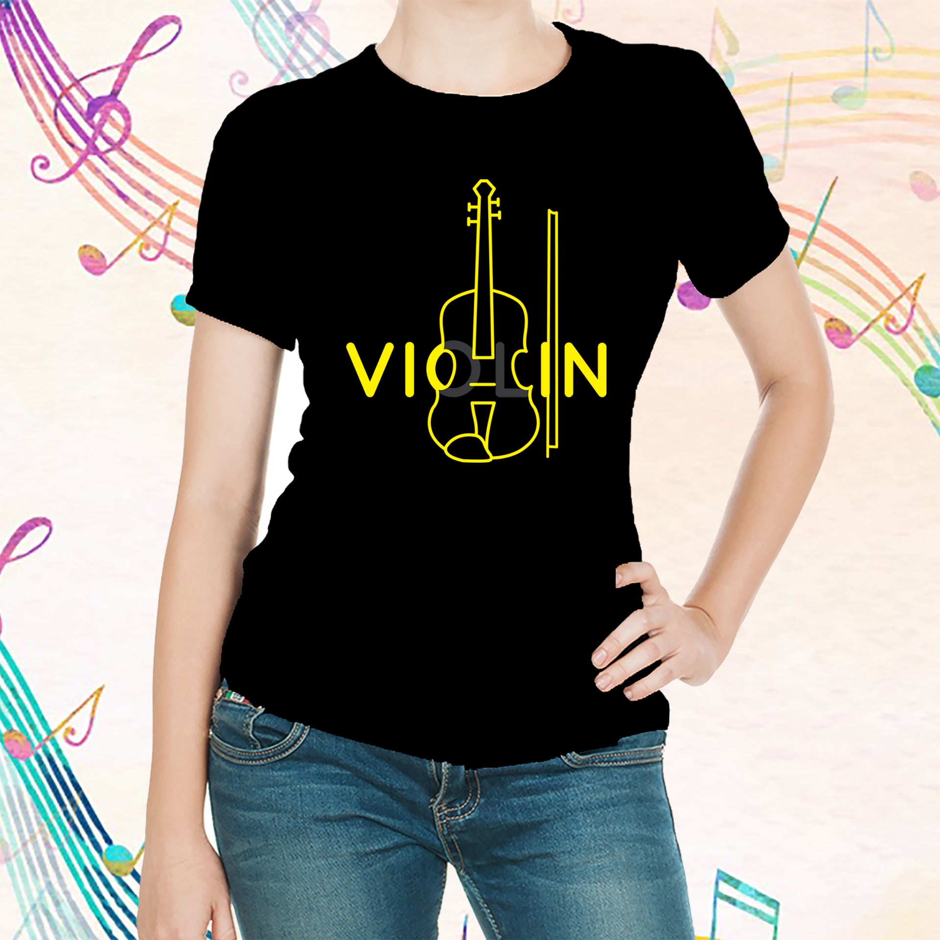 Violin Icon T-shirt
