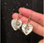 White Shell Music Notes Earrings